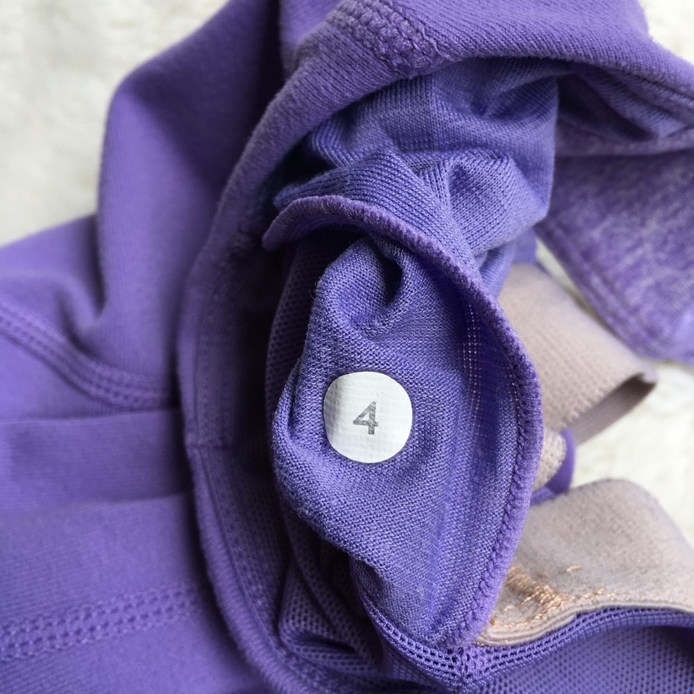 Lululemon Purple Scoop Neck Tank Top Size 4 - Picture 8 of 8